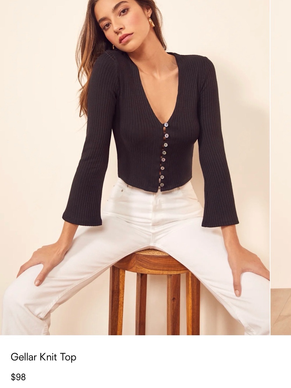 Gellar Knit Top reformation